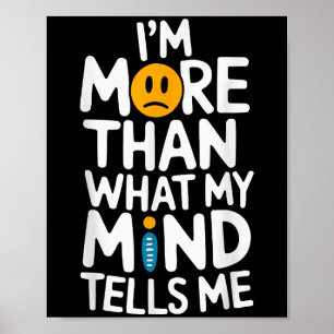 Zelfmoordbewustzijn Depressie Angst Geestelijke Ge Poster