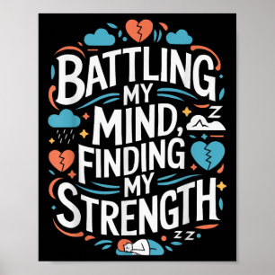 Zelfmoordbewustzijn Depressie Angst Geestelijke Ge Poster
