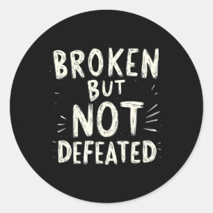 Zelfmoordbewustzijn Depressie Angst Geestelijke ge Ronde Sticker