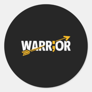 Zelfmoordbewustzijn Depressie Angst Geestelijke ge Ronde Sticker