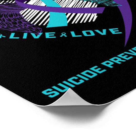 Zelfmoordbewustzijn Echtgenoot Cadeau Liefdevolle Poster (Hoek)