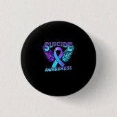 Zelfmoordbewustzijn en zelfmoordpreventie ronde button 3,2 cm (Voorkant)