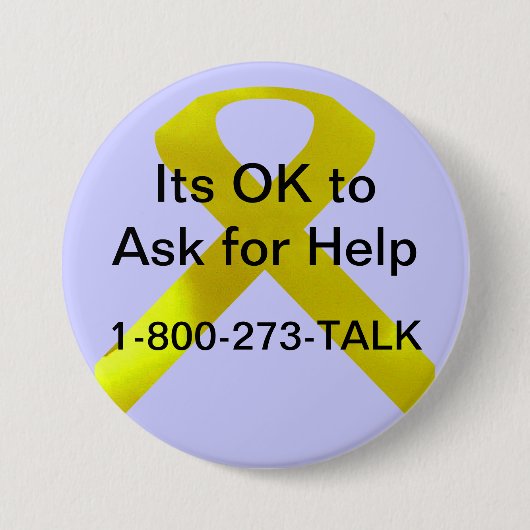 Zelfmoordbewustzijn Help Button (Voorkant)