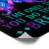 Zelfmoordbewustzijn is oké als je maar één ding do poster (Hoek)