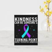 Zelfmoordbewustzijn Krijger Zelfmoordpreventie Bew Kaart (Gele Bloem)