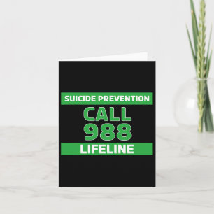 Zelfmoordbewustzijn - Preventieve levenslijn 988 Kaart