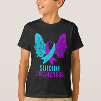 Zelfmoordbewustzijn Ribbon Mental Health Depressie T-shirt