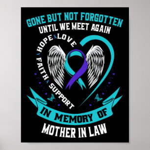 Zelfmoordbewustzijn Shirt moeder in de wet verdwen Poster