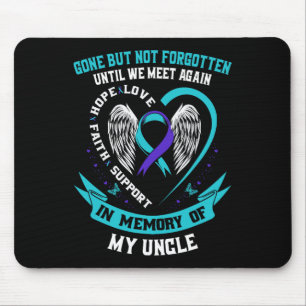 Zelfmoordbewustzijn Shirt Uncle Gone maar niet ver Muismat