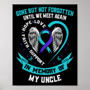 Zelfmoordbewustzijn Shirt Uncle Gone maar niet ver Poster