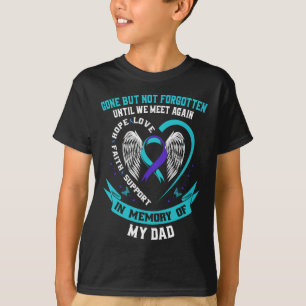 Zelfmoordbewustzijn Shirt vader verdwenen maar nie