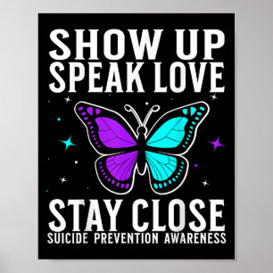 Zelfmoordbewustzijn Steun Zelfmoordpreventie Bewus Poster