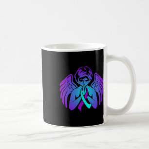 Zelfmoordbewustzijn Wings Angel Ribbon Happy Suppo Koffiemok