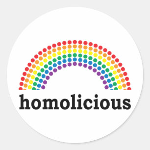 zelfmoordend ronde sticker