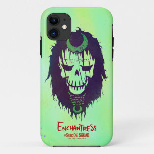 Zelfmoordplein  Pictogram van Enchantress Head iPhone 11 Hoesje