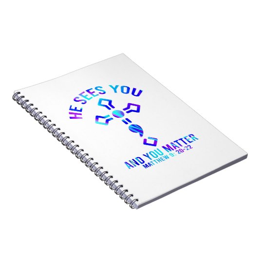 Zelfmoordpreventie Bewustheid Hij ziet dat je je a Notitieboek (Rechterzijde)