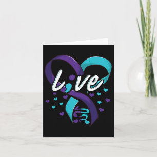 Zelfmoordpreventie Bewustmaking Live Love Semicolo Kaart