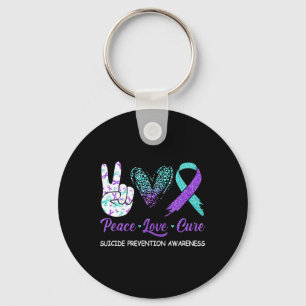 Zelfmoordpreventie Bewustmaking Vredesliefdesschat Sleutelhanger