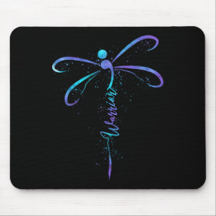 Zelfmoordpreventie Bewustmaking Warrior Dragonfly Muismat