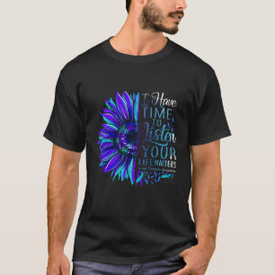 Zelfmoordpreventie Bewustwording Uw levensprobleme T-shirt