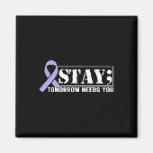 Zelfmoordpreventie Bewustzijn Blijf morgen nodig Magneet (Voorkant)