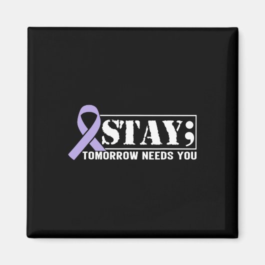 Zelfmoordpreventie Bewustzijn Blijf morgen nodig Magneet (Voorkant)