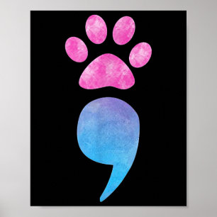 Zelfmoordpreventie Bewustzijn Hond Poot Hond Mama Poster