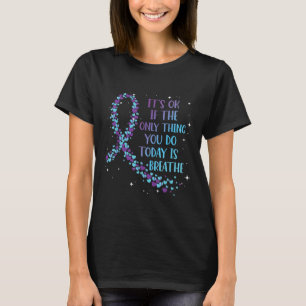 Zelfmoordpreventie bewustzijn Paars En Turquoise _ T-shirt