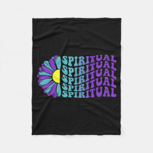 Zelfmoordpreventie bewustzijnsunflower spiritueel fleece deken
