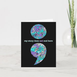 Zelfmoordpreventie en depressie Bewustzijn 1 Kaart