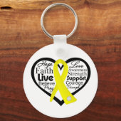 Zelfmoordpreventie Hartlint collage Sleutelhanger (Voorkant)