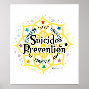 Zelfmoordpreventie Lotus Poster