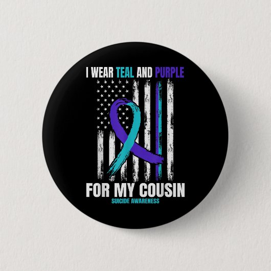 Zelfmoordpreventie producten Cousin Ameri Ronde Button 5,7 Cm (Voorkant)