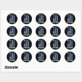 Zelfmoordpreventie producten Cousin Ameri Ronde Sticker (Vel)