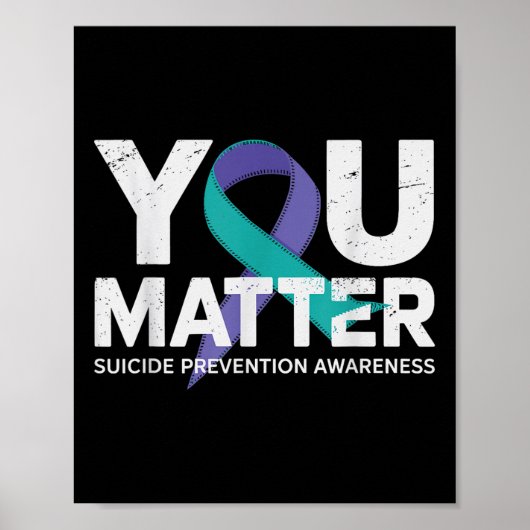 Zelfmoordpreventie Shirten Zelfmoordbewustzijn T S Poster (Voorkant)