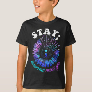 Zelfmoordpreventie Verblijf morgen heeft jou menta T-shirt