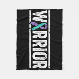 Zelfmoordpreventie Warrior - Sideways Awareness Ri Fleece Deken