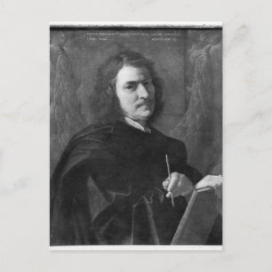 Zelfportret, 1649 briefkaart