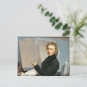 Zelfportret, 1822 briefkaart (Staand voorkant)