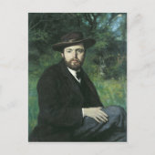 Zelfportret, 1871 briefkaart (Voorkant)