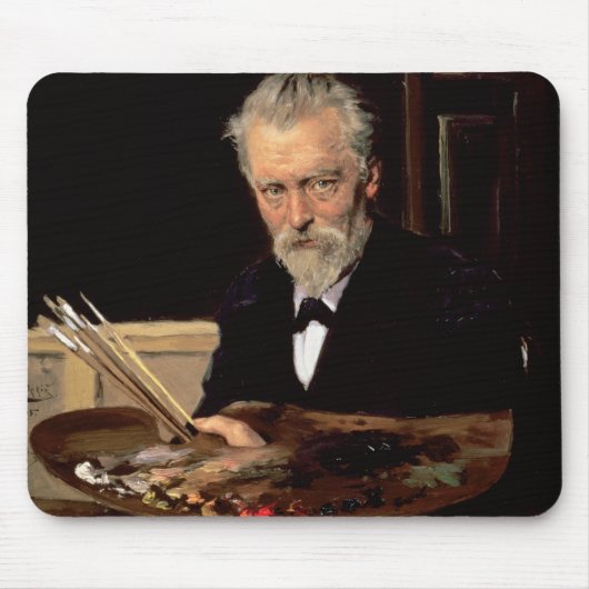 Zelfportret, 1905 muismat (Voorkant)