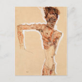 Zelfportret (1911) | Egon Schiele | Briefkaart (Voorkant)