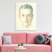 Zelfportret, 1921 canvas afdruk (Insitu (Woonkamer))