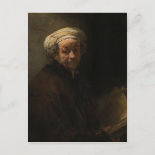 Zelfportret als apostel Paul door Rembrandt Briefkaart