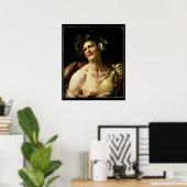 Zelfportret als Bacchus Poster (Thuiskantoor)