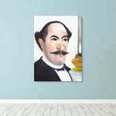 Zelfportret, c.1900-03 canvas afdruk (Insitu (Houten vloer))