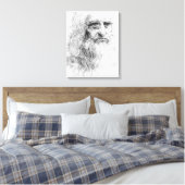 Zelfportret Canvas Afdruk (Insitu (Slaapkamer))