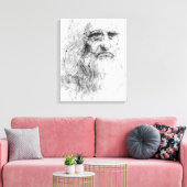 Zelfportret Canvas Afdruk (Insitu (Woonkamer))