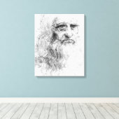 Zelfportret Canvas Afdruk (Insitu (Houten vloer))