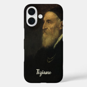 Zelfportret door Titiaan, Klassieke Renaissance Ku iPhone 16 Hoesje
